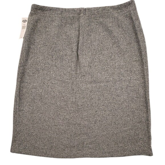 NWT Old Navy Gray Wool Blend Felted Knit Pencil Skirt Work Office Minimalist 12 - Picture 9 of 13